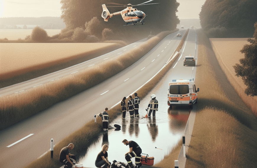 Bottrop: Motorradunfall – 26-Jähriger schwer verletzt