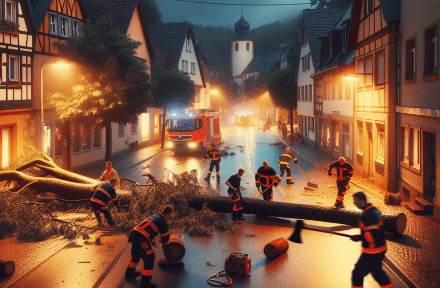 Wochenendreport Heidekreis: Sturmschäden, Auseinandersetzungen und schwere Unfälle