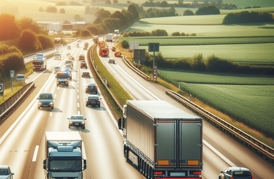 Spursperrung auf der Autobahn 6 bei Dielheim nach Verkehrsunfall