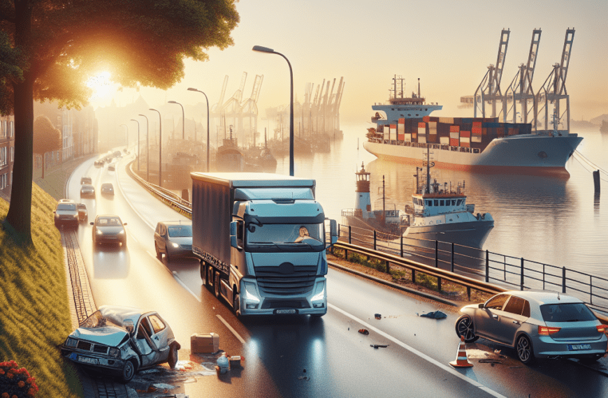 Lastwagen und Pkw kollidieren im Fischereihafen – Strafanzeigen wegen Körperverletzung und Bedrohung