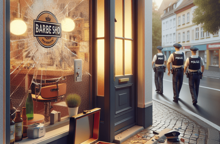 Geldkassette bei Einbruch aus Friseursalon gestohlen