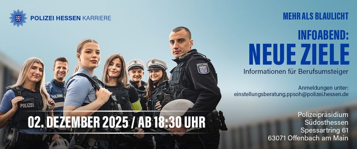 Neue Ziele im Beruf? Infos zum Einstieg bei der Polizei für Berufsumsteiger