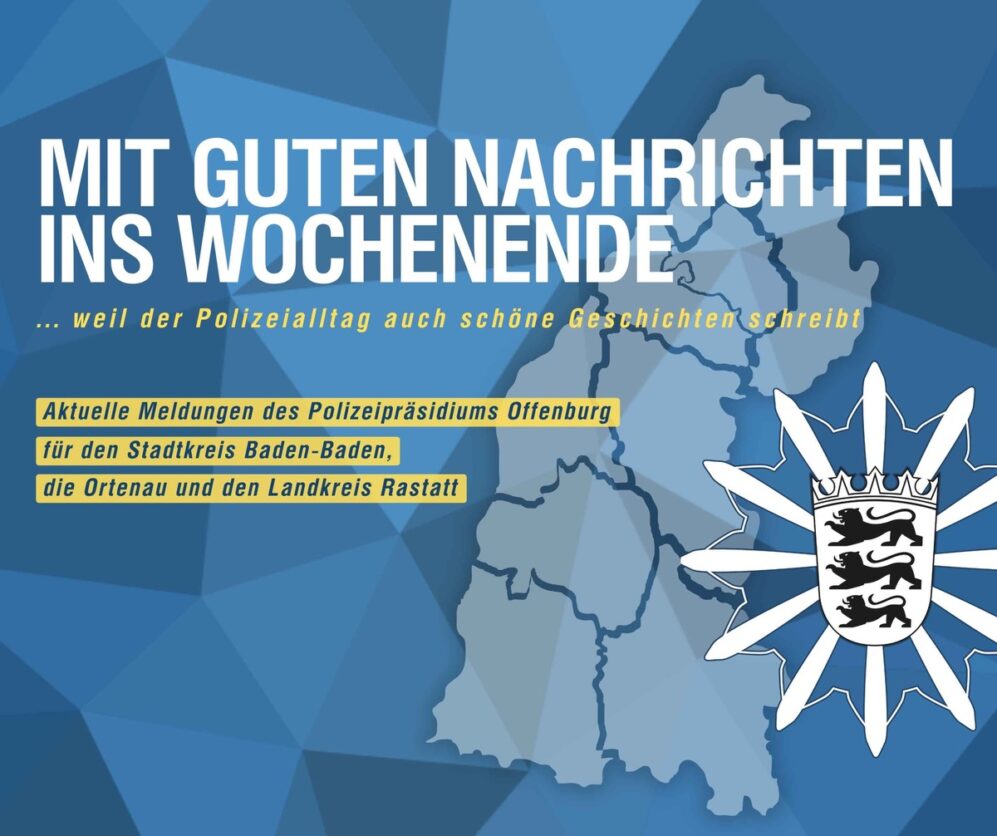 Mit guten Nachrichten ins Wochenende: Kind sicher aus Auto befreit
