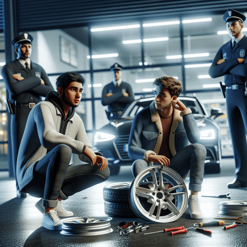 Mutmaßliche Felgendiebe in Leverkusen gestellt – mehr als 25 komplette Felgen sichergestellt