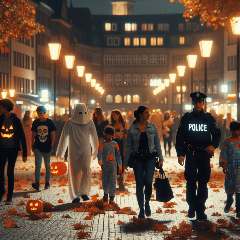 Halloweennacht in der Stadt: Polizei zieht positive Bilanz