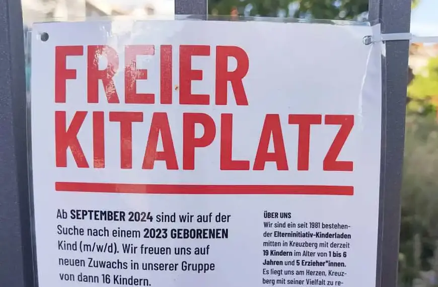 Studie: 300.000 Kitaplätze für Unter-Dreijährige fehlen