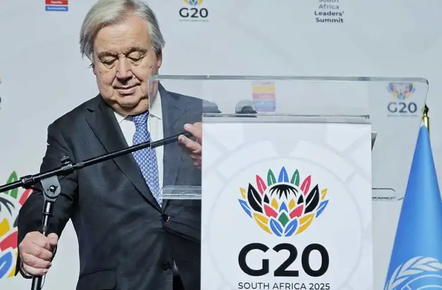 Guterres ruft G20-Staaten zu mehr Klimaschutz auf