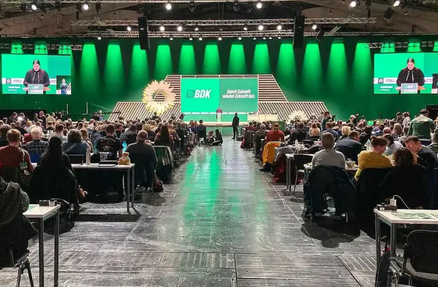 Grüne starten Parteitag in Hannover