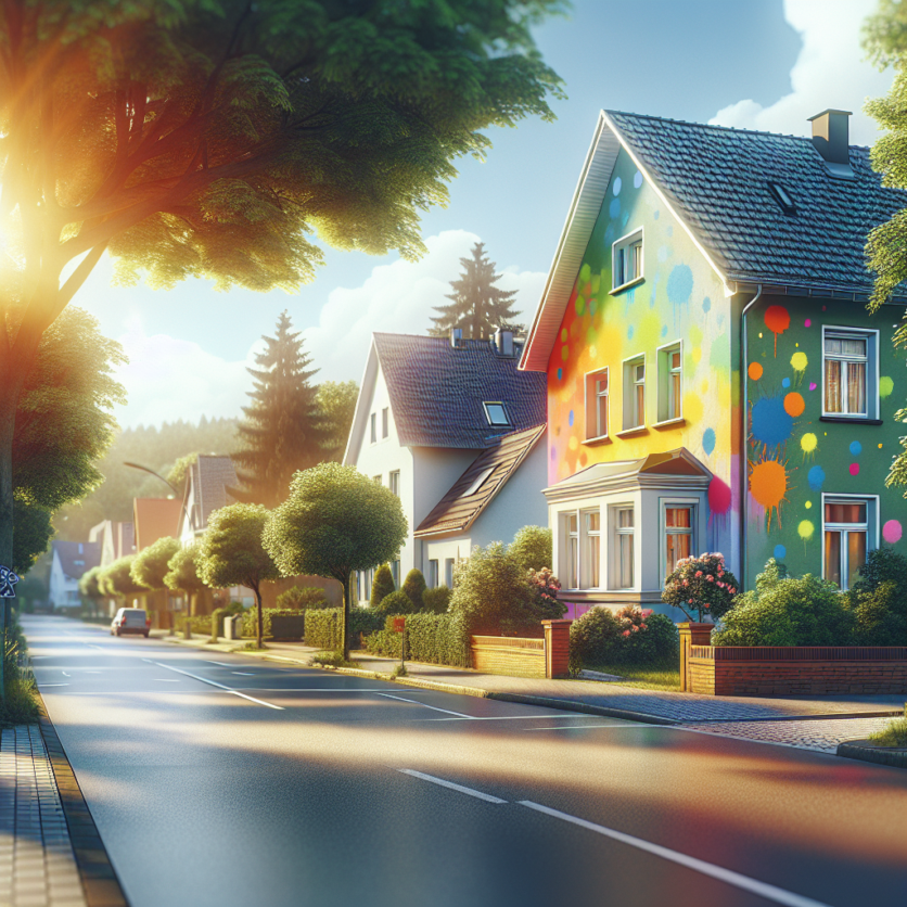 Hausfassade in Bad Sulza verunreinigt – Polizei sucht Zeugen