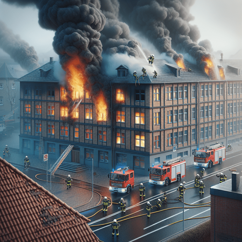 Sachbeschädigung an Schule in Hüfingen: Brand an Fassadendämmung gelöscht