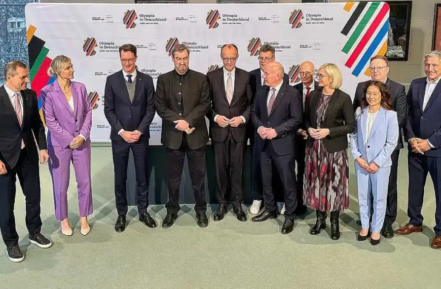 Merz unterzeichnet Vereinbarung für Olympiabewerbung