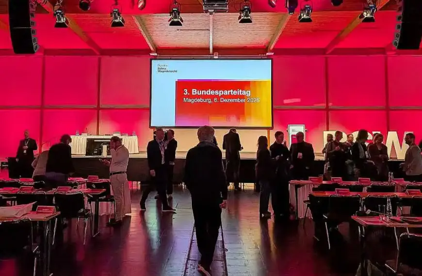 BSW startet zweitägigen Parteitag in Magdeburg