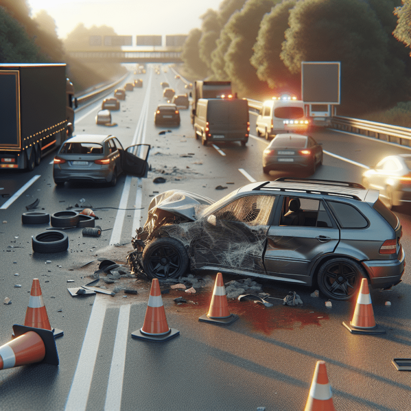 LPI-NDH: Verletzte Person bei Verkehrsunfall