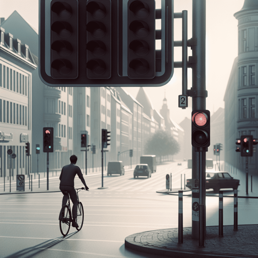 Göppingen: Radfahrer fuhr am Dienstag bei Rot über die Ampel