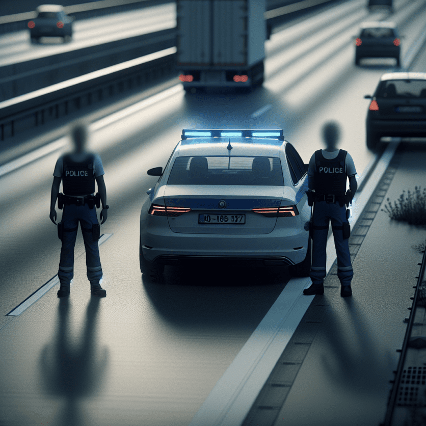 LPI-EF: Beleidigungen und tätlicher Angriff bei Verkehrskontrolle