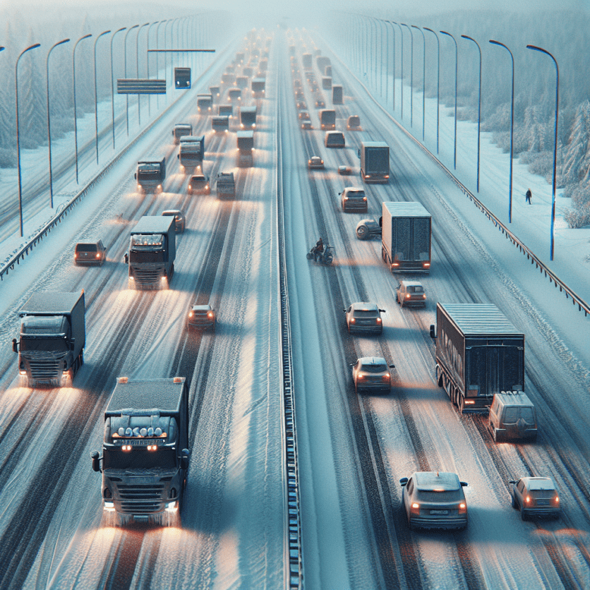 Autobahn A 44: Zweiter Nachtrag zur Glatteis-Massenkarambolage