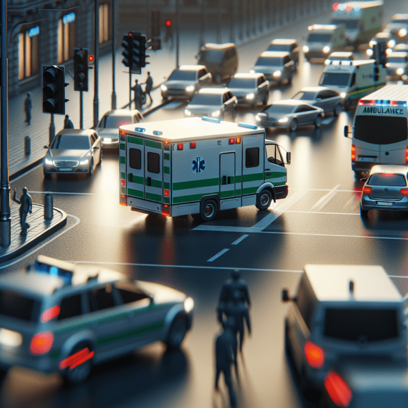 NDH: Verkehrsunfall mit Rettungswagen – vier verletzte Personen