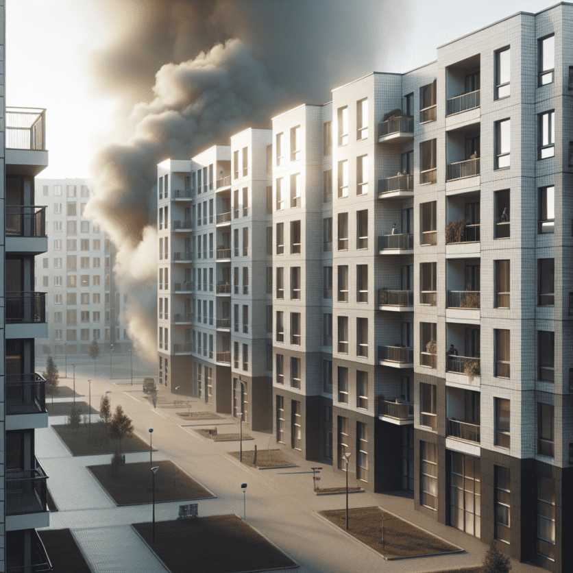 POL-HS: Dreißig Verletzte nach Brand in einem Mehrfamilienhaus