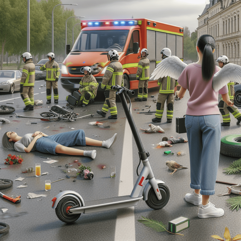 Ort der Handlung nicht genannt: POL-GM meldet E-Scooter-Fahrerin schwer verletzt