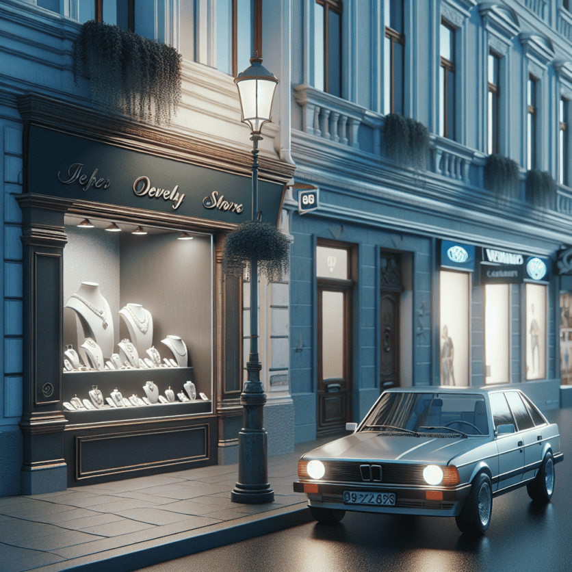 Detmold: Pkw rammt Juweliergeschäft