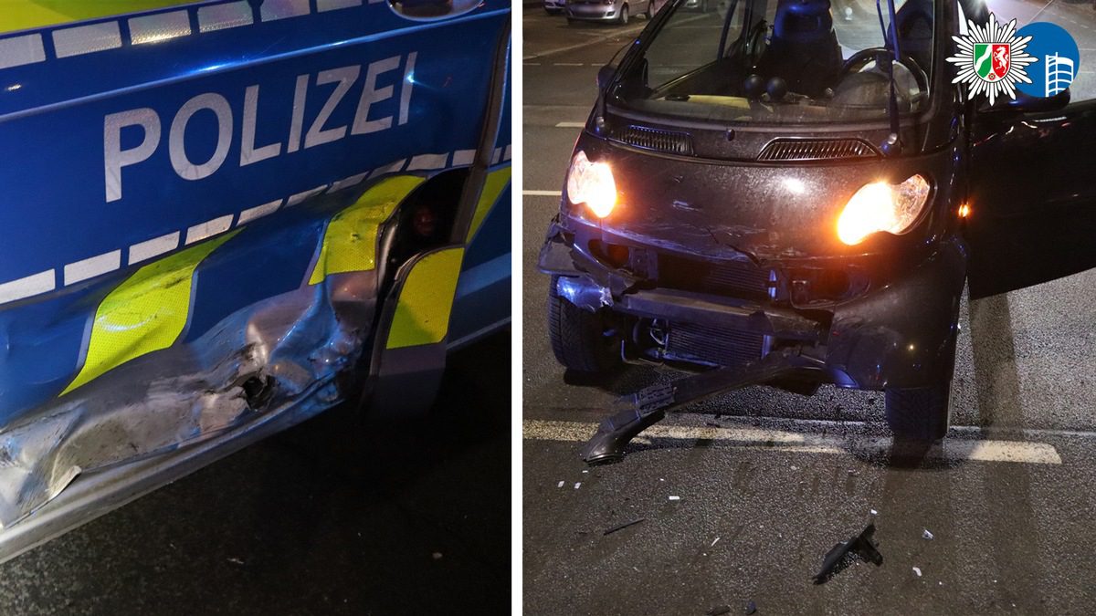 POL-OB: Verkehrsunfall auf Einsatzfahrt in Oberhausen