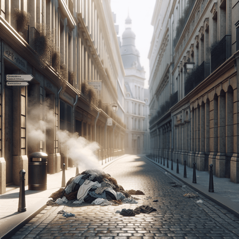 POL-HS: Altkleider in Brand gesetzt