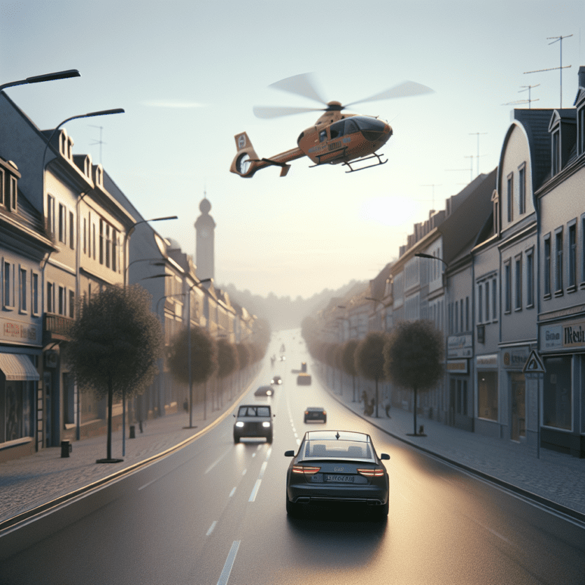 LPI-NDH: Jugendlicher von Auto erfasst – Rettungshubschrauber im Einsatz