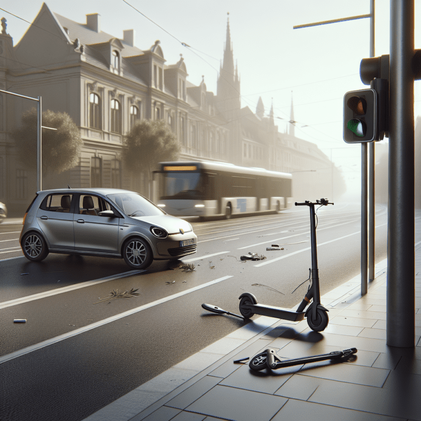 POL-FR: Unfall zwischen Pkw und E-Scooter – Polizei sucht Zeugen