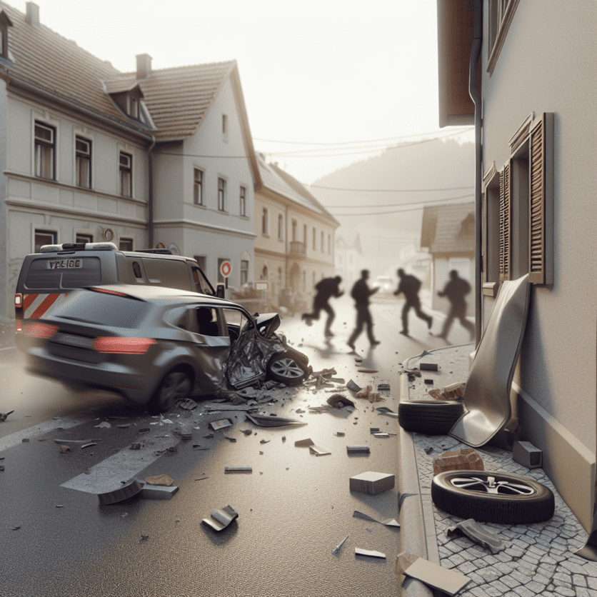 LPI-NDH: Unbekanntes Fahrzeug kollidiert Hauswand und flüchtet anschließend