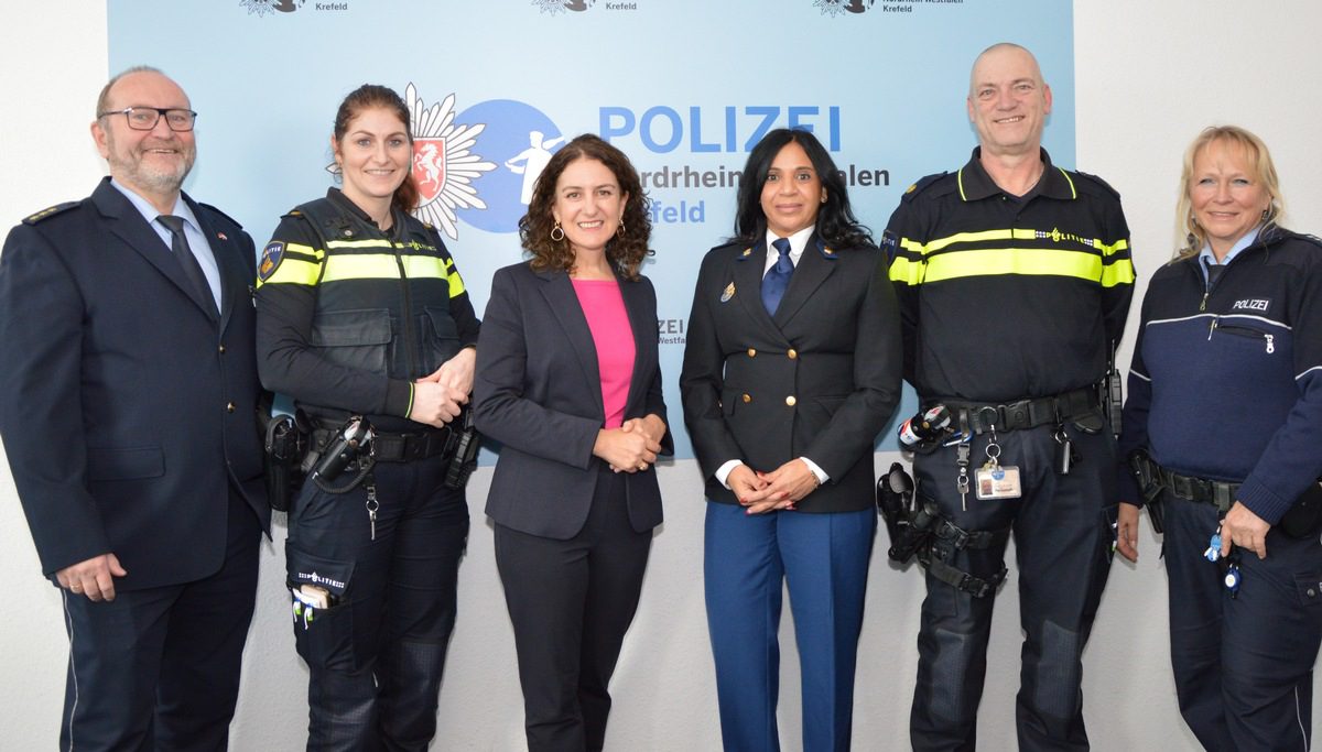 Krefeld: Arbeitsbesuch der Polizeichefin der Polizei Venlo/Beesel