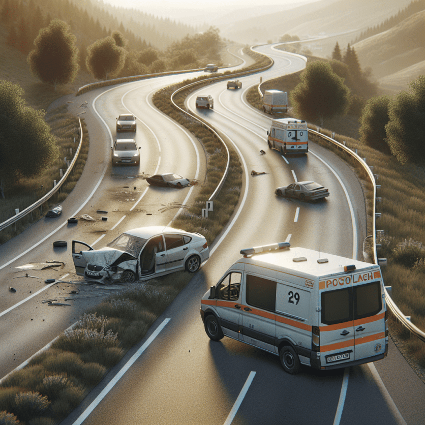 Rickenbach: Kollision im Kurvenbereich mit zwei Leichtverletzten