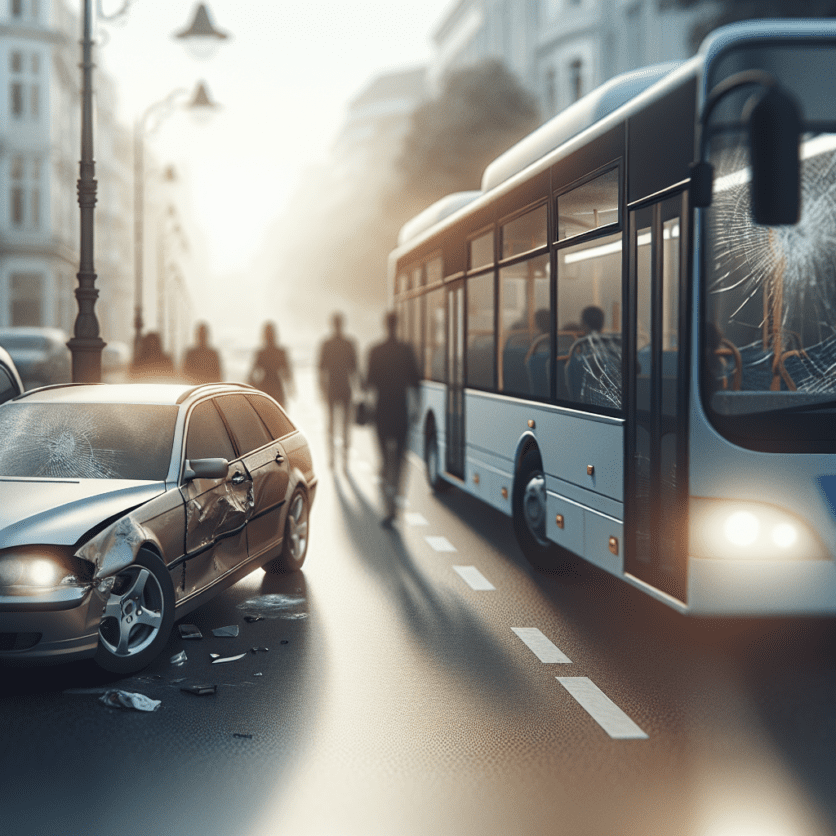 NDH: Auto kollidiert mit Bus – Unfall ohne Verletzte