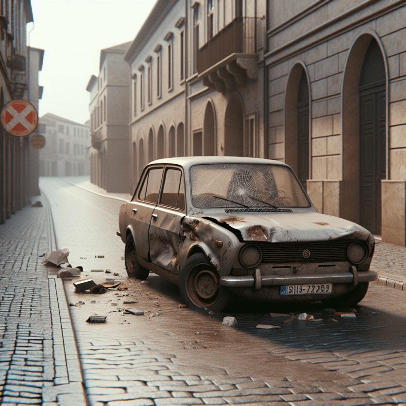 Warendorf: Pkw nach Ausweichen beschädigt – Fahrer vermutlich geflüchtet