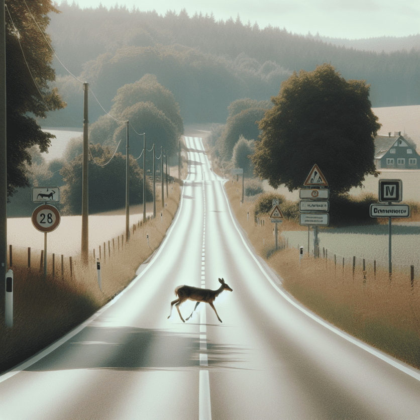 Gerstetten: Wild kreuzt Fahrbahn – Wildunfall mit hohem Sachschaden am Montagmorgen
