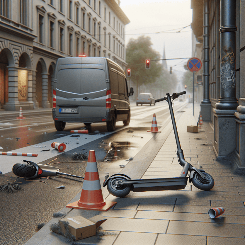 Nordhorn: E-Scooter-Fahrer nach Verkehrsunfallflucht verletzt – Zeugen gesucht