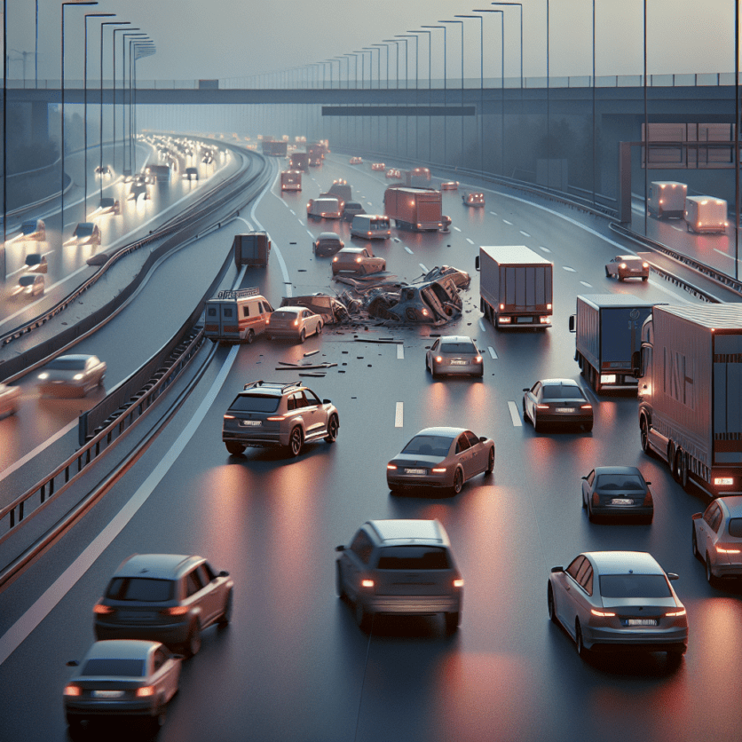 Dielheim, Rhein-Neckar-Kreis: BAB 6 – Auffahrunfall mit mehreren Fahrzeugen