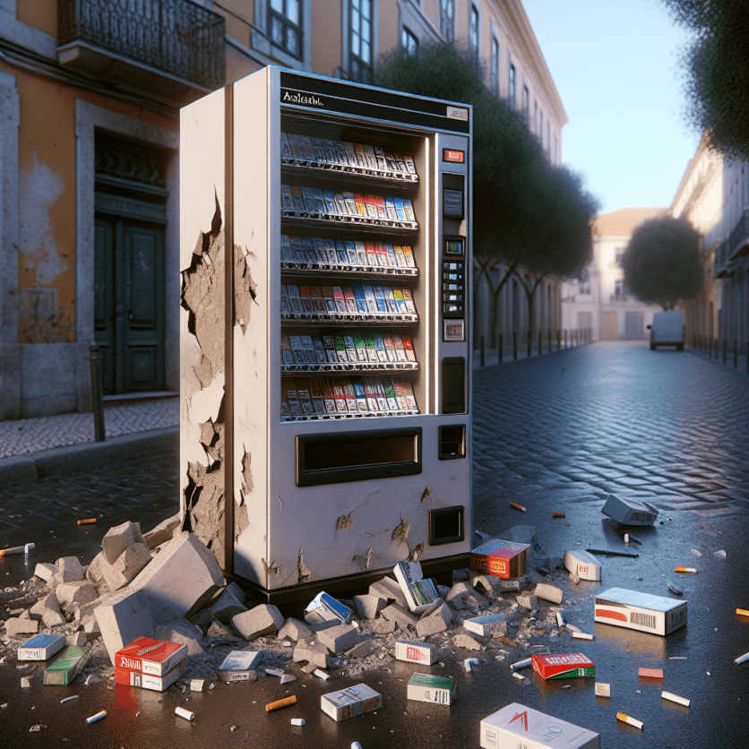 Innenstadt: Zigarettenautomat gesprengt