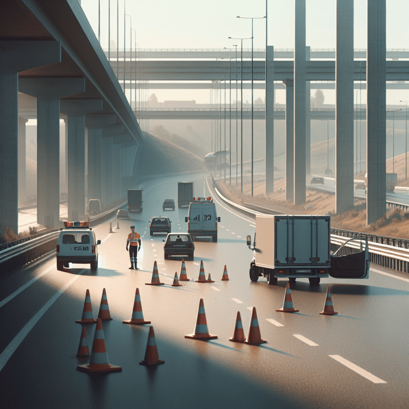 Unfall auf der Autobahn A 2 – Person trotz Fahrverbot unterwegs