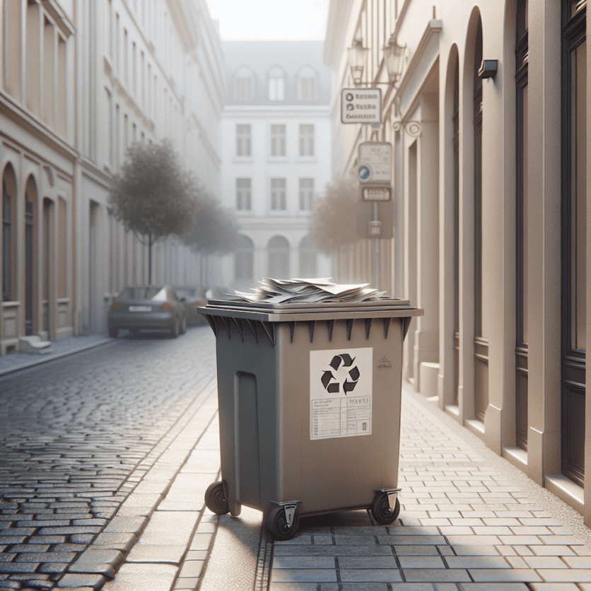 Laupheim: Schwelbrand in Papiercontainer am Dienstag