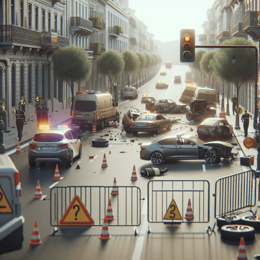 Hellerhof: Verkehrsunfall mit Beteiligung eines Streifenwagens – drei Personen teils schwer verletzt