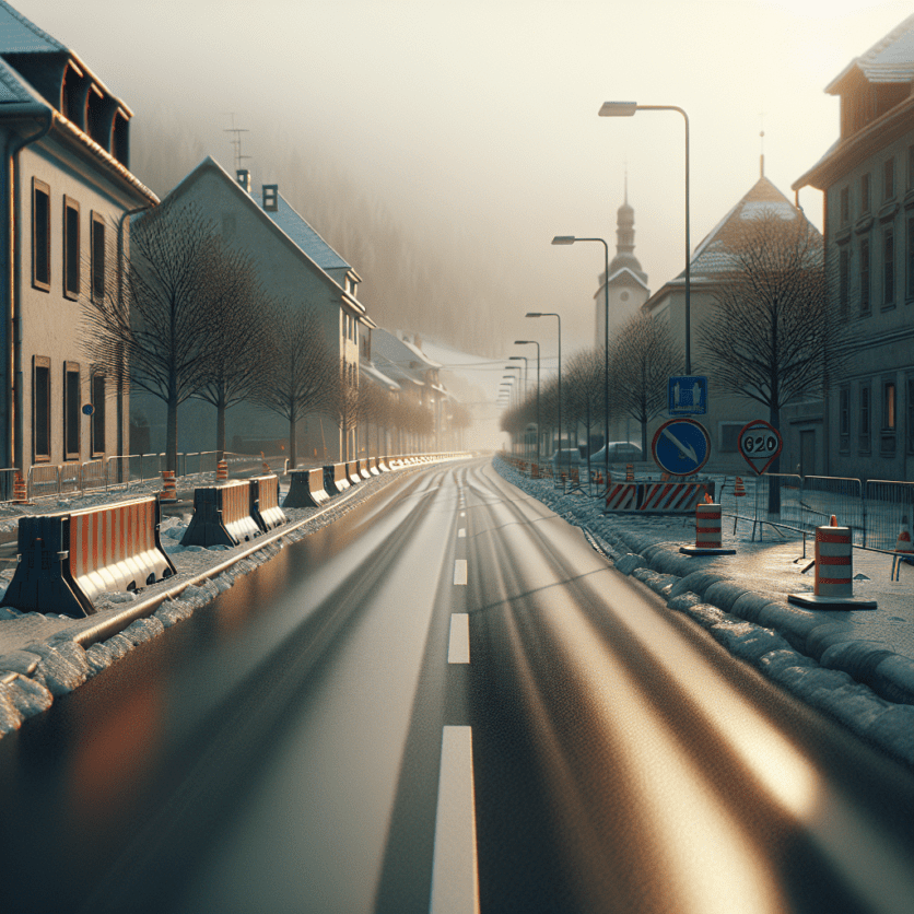 Eberdingen: Glatte Fahrbahn – Kreisstraße 1688 zweieinhalb Stunden gesperrt