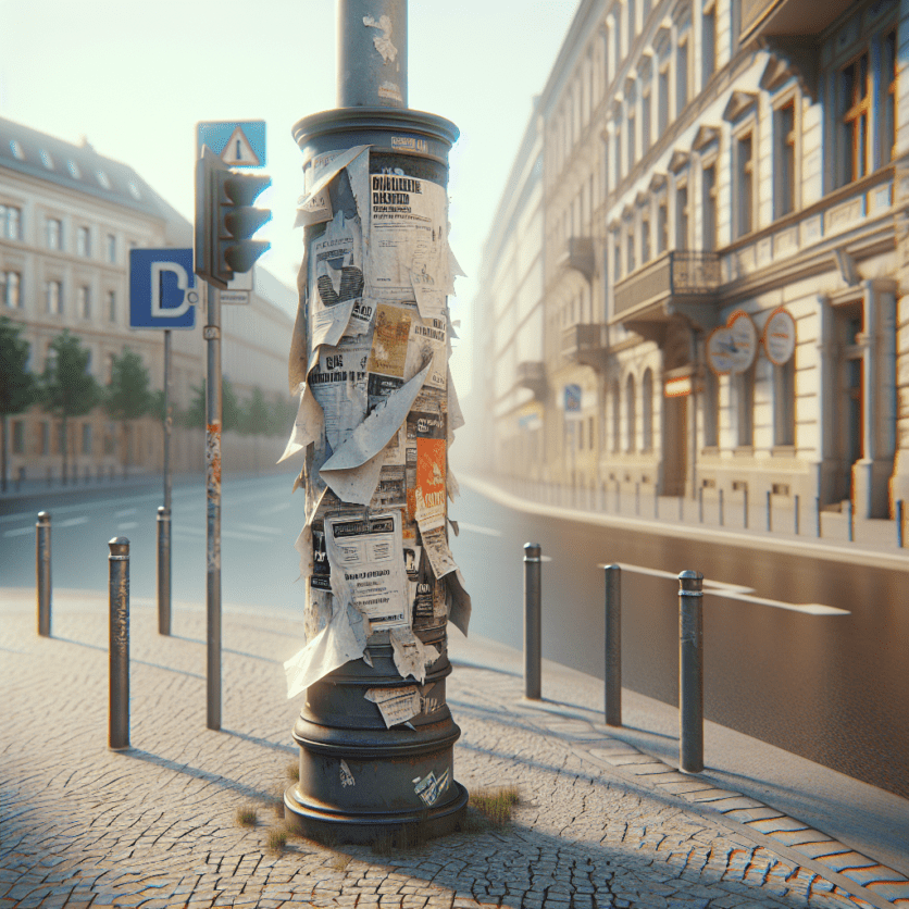 Frankfurt am Main, Gallus: Sachbeschädigung von Wahlplakaten