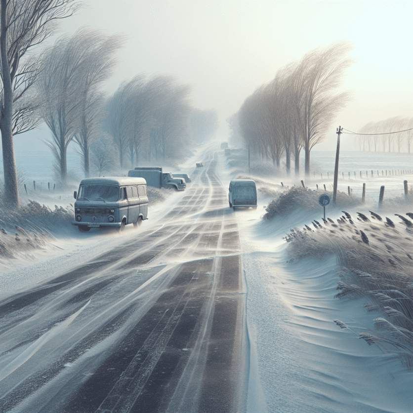 LPI-NDH: Glätteunfall auf der Landstraße 2049