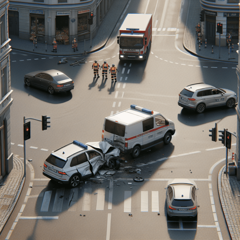 Gersfeld: Abbiegeunfall mit leicht verletzter Person