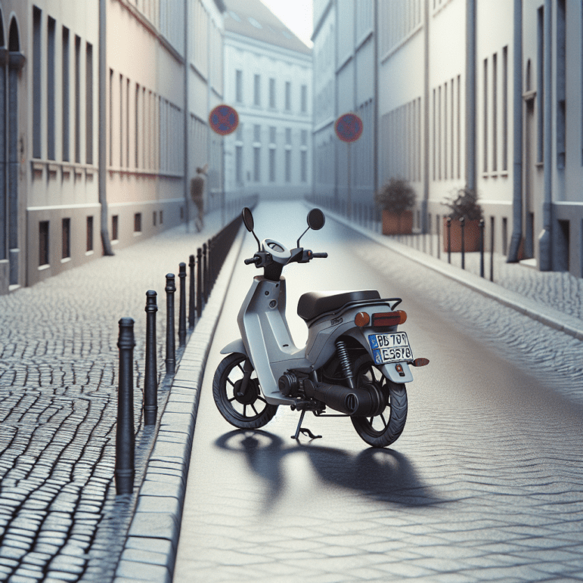 LPI-NDH: Moped mit falschem Versicherungskennzeichen