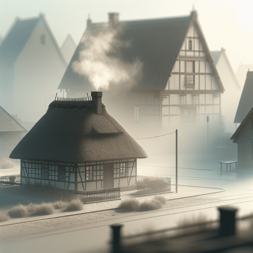 Jade, Landkreis Wesermarsch: Brand eines reetgedeckten Wohnhauses