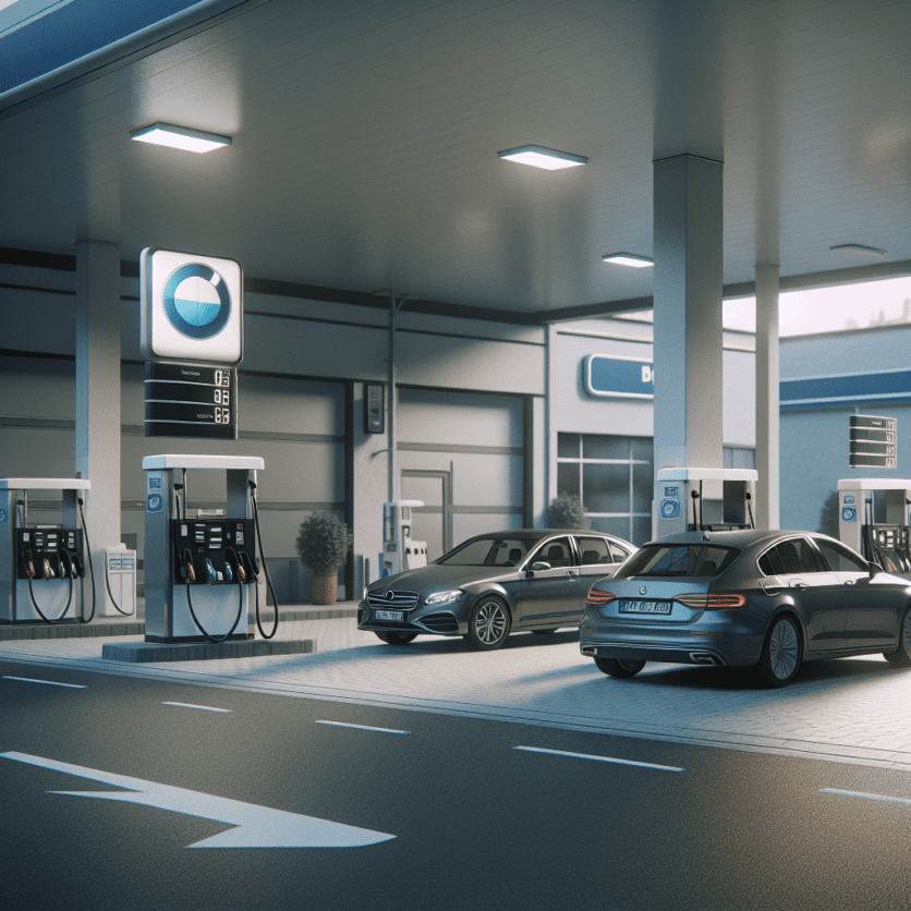 LPI-J: Unfall an Tankstelle