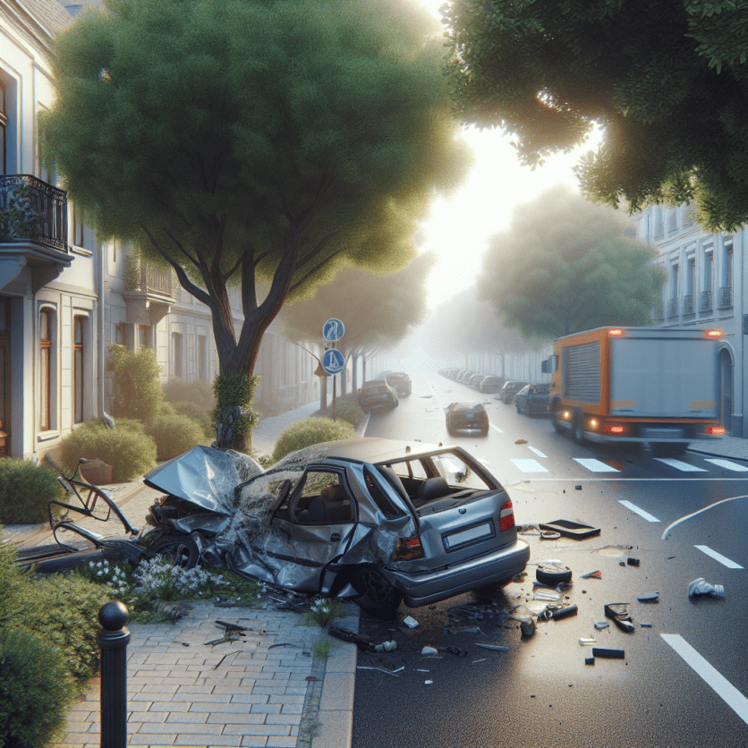 Detmold: PKW prallt gegen Baum – 23-jährige Fahrerin leicht verletzt