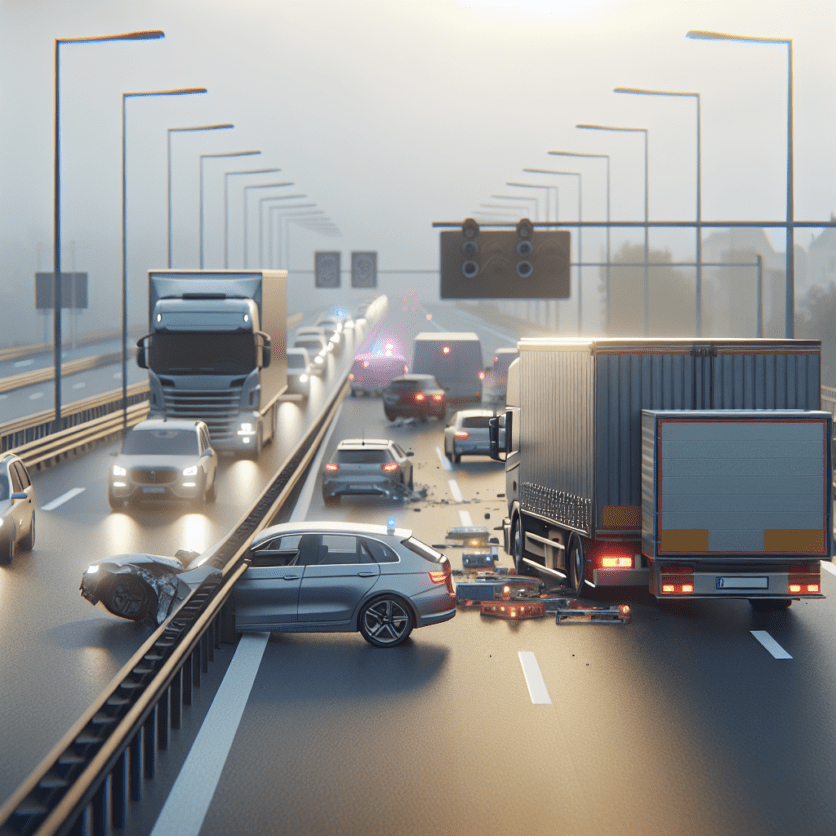 Emsbüren: Pkw überschlagen auf der Autobahn 31