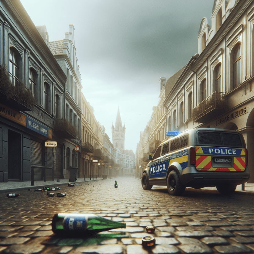 BPOLI-OG: Flaschenwurf auf Polizeibeamte